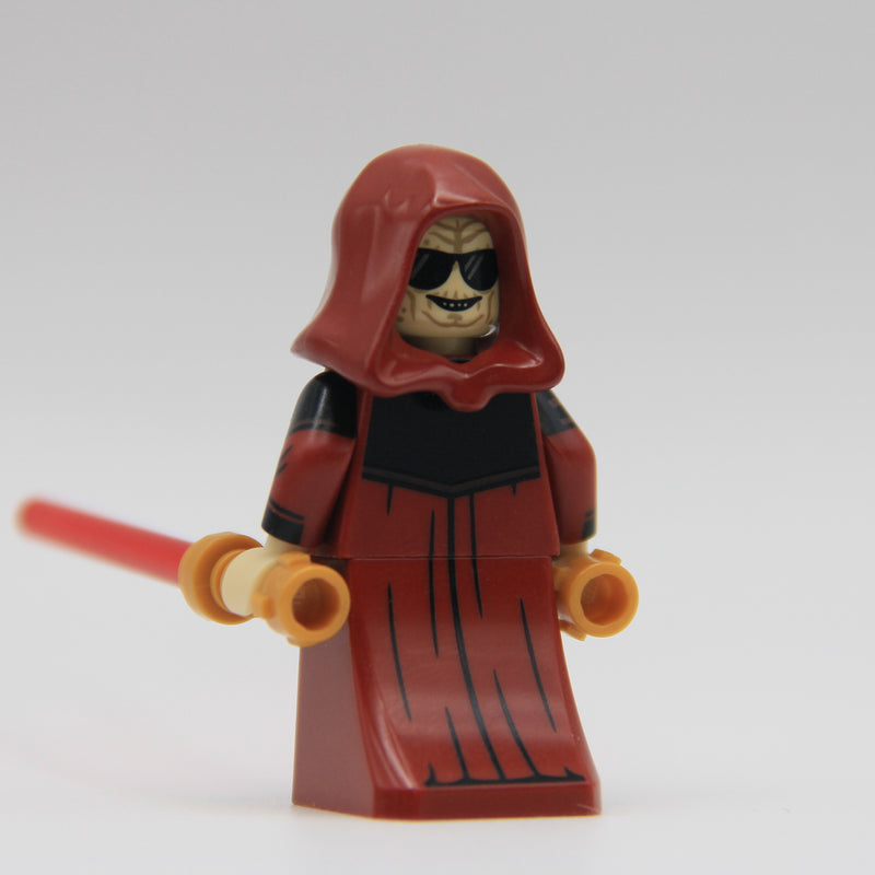 Sheev Palpatine Star Wars custom LEGO minifigure by Ra'is Customs and Brick Daddy Minifigures