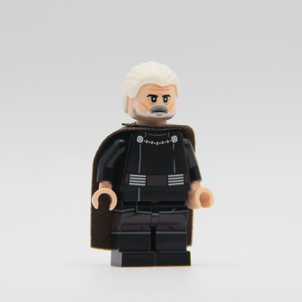 Count Dooku Darth Tyranus Star Wars custom LEGO minifigure by Ra'is Customs and Brick Daddy Minifigures