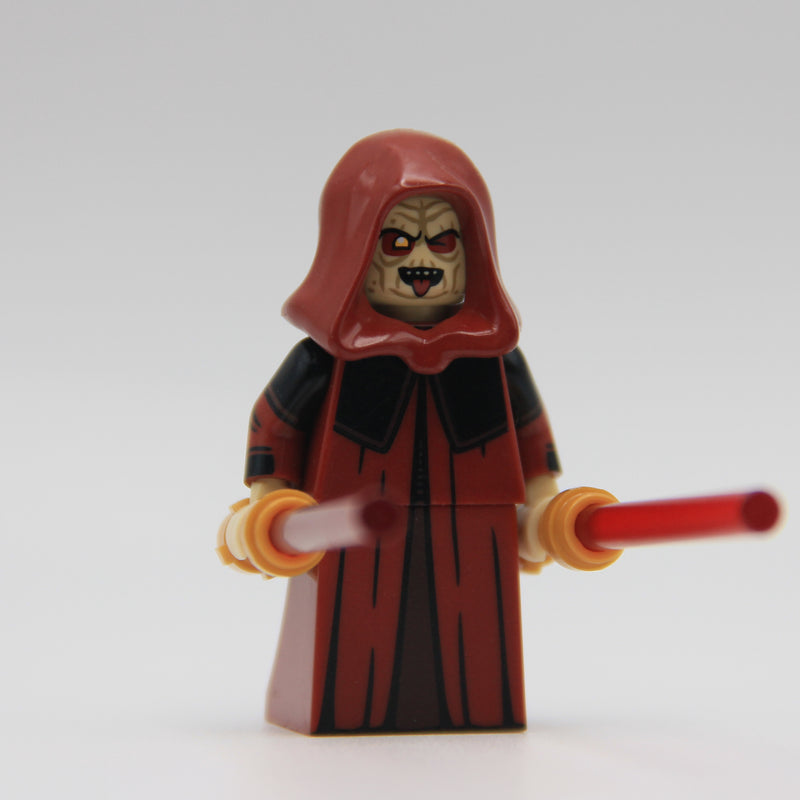 Sheev Palpatine Star Wars custom LEGO minifigure by Ra'is Customs and Brick Daddy Minifigures