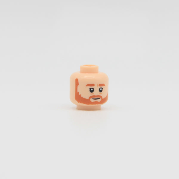 Obi-wan Kenobi Head Star Wars custom LEGO minifigure by Ra'is Customs and Brick Daddy Minifigures