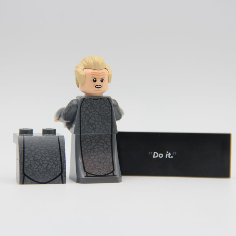 Sheev Palpatine Darth Sidious Star Wars custom LEGO minifigure by Ra'is Customs and Brick Daddy Minifigures