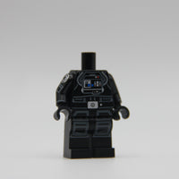 Imperial TIE Pilot Star Wars custom LEGO minifigure by Ra'is Customs and Brick Daddy Minifigures