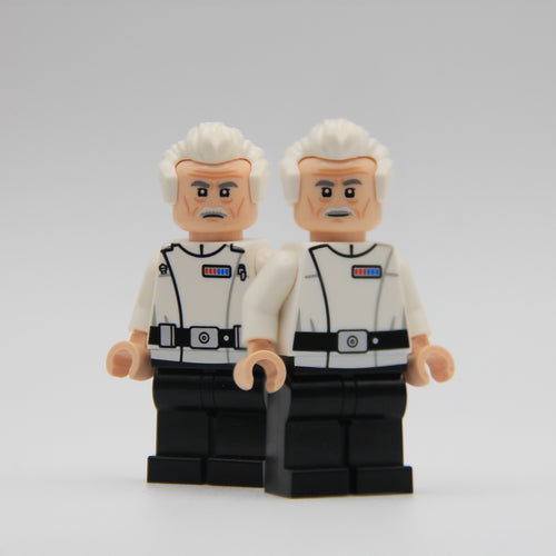 Colonel Wullf Yularen Star Wars custom LEGO minifigure by Ra'is Customs and Brick Daddy Minifigures